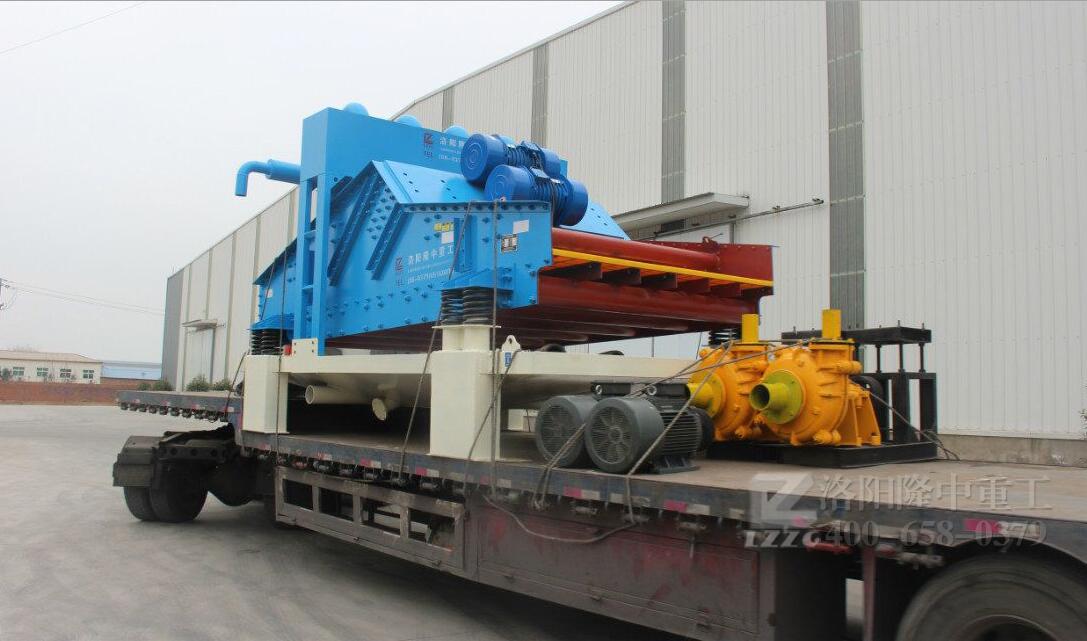 .型脫水型細沙回收機發貨